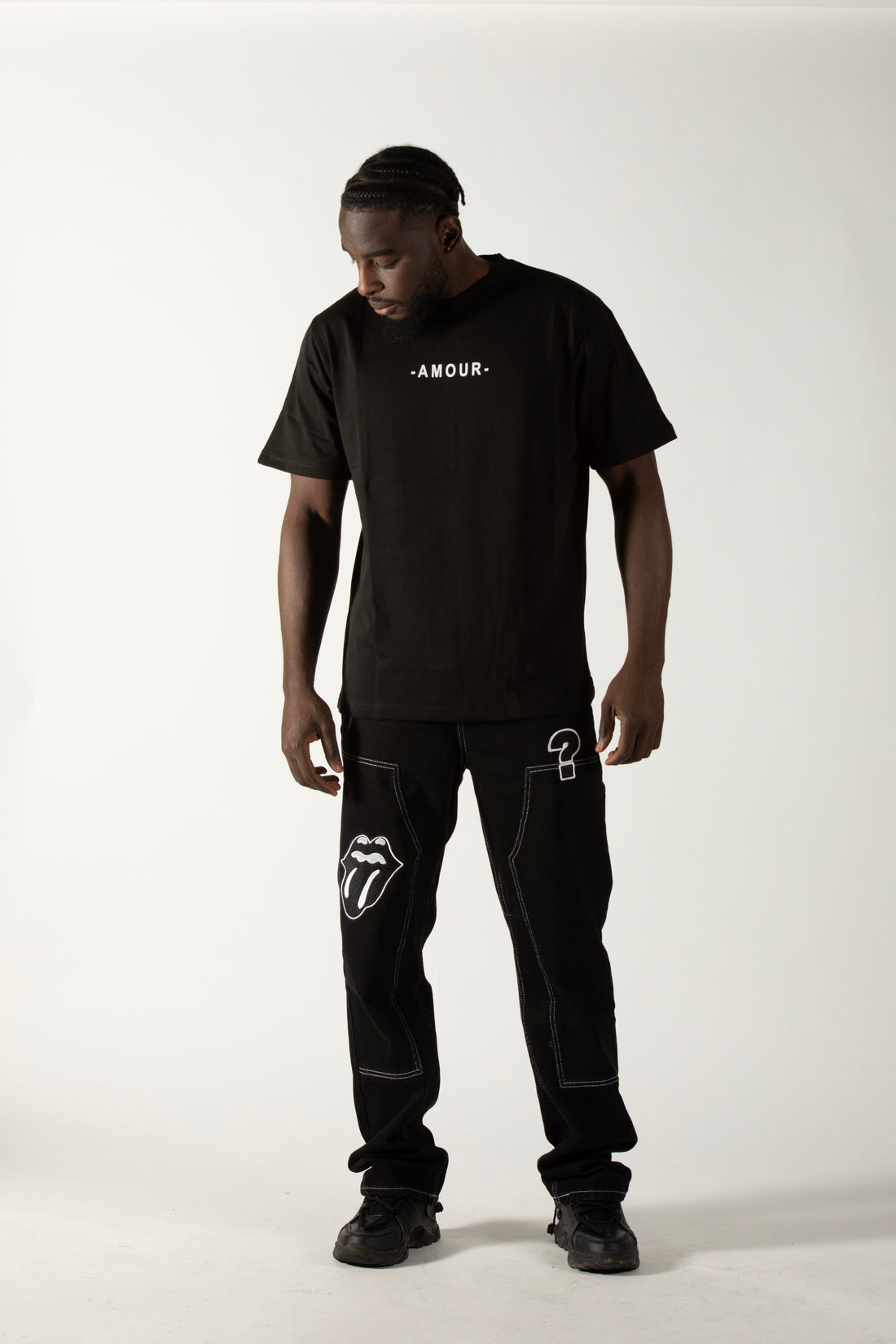 T-shirt Amour Noir