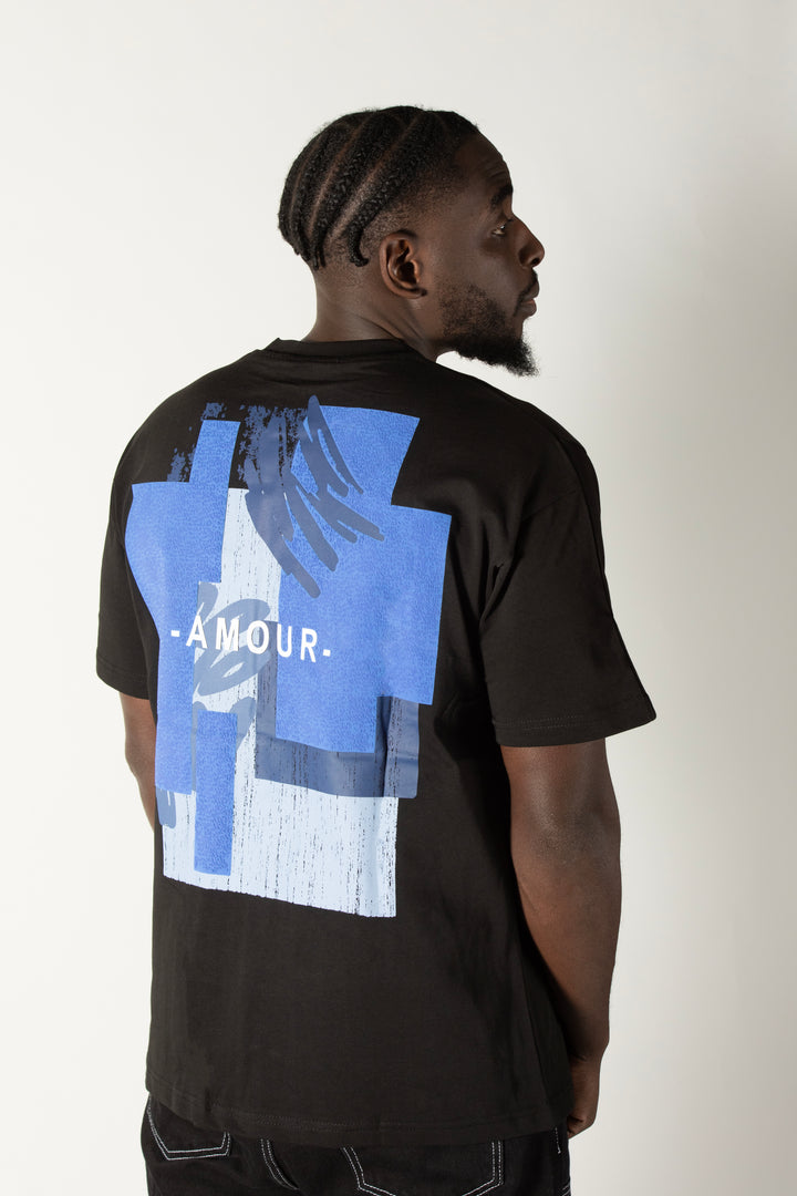 T-shirt Amour Noir