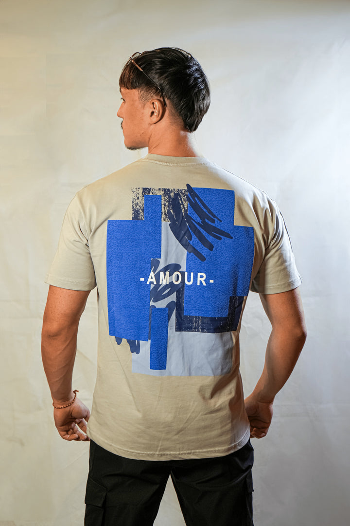 T-shirt Amour Gris
