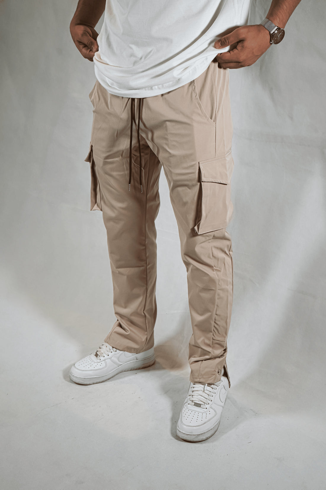Cargo 3 boutons Beige